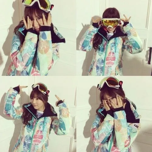 Taeyeon Girls Generation berpose imut dengan pakaian ski @soompi.com