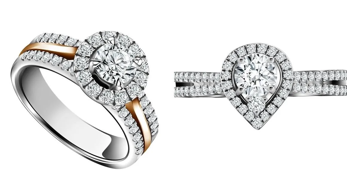 Cincin Berlian Serendipity dan Rain Koleksi Frank Fire dari Frank & co. 