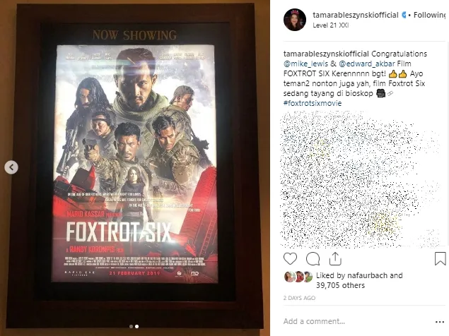 Credit: instagram.com/tamarableszynskiofficial