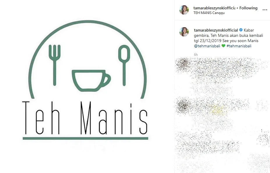 © instagram.com/tamarableszynskiofficial