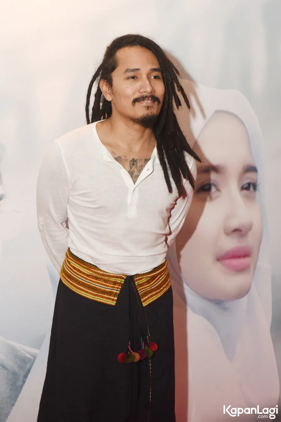 Tampilan baru Tanta Ginting, berambut gimbal demi film/©KapanLagi.com®/Bayu Herdianto