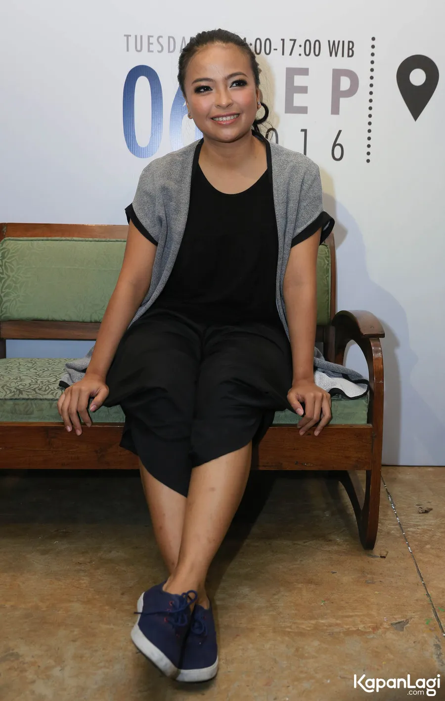 Tantri bercerita bahwa putri kecilnya sekarang sudah mulai bisa mengoceh. ©KapanLagi.com/Muhammad Akrom Sukarya