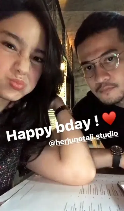 Selamat ulang tahun Junot! © instagram.com/tatjanasaphira
