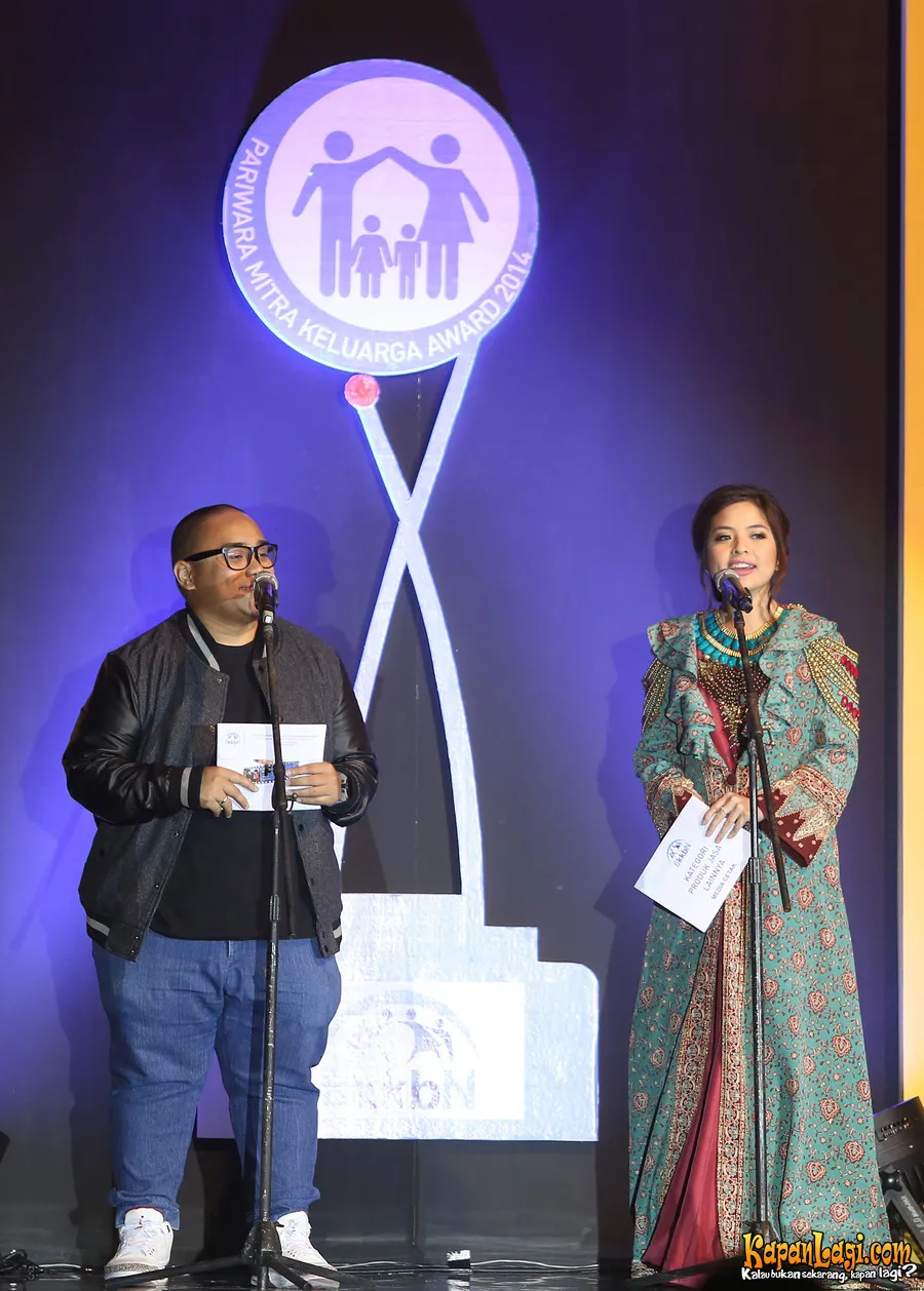 Tasya Kamilia saat mneghadiri Pariwara Mitra Keluarga Award di Grand Ball Room Kepinski, Jakarta Pusat, Selasa (10/6) malam. @KapanLagi.com/Budi Santoso