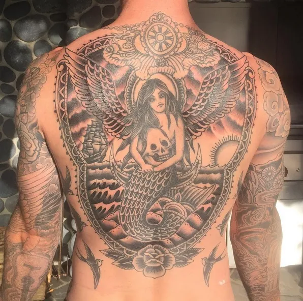 Tato Siren baru Adam Levine © instagram.com/adamlevine