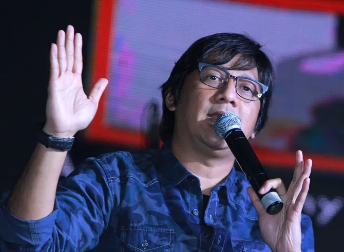 Andre Taulany tidak percaya dengan kabar Sule cerai © KapanLagi.com/Muhammad Akrom Sukarya