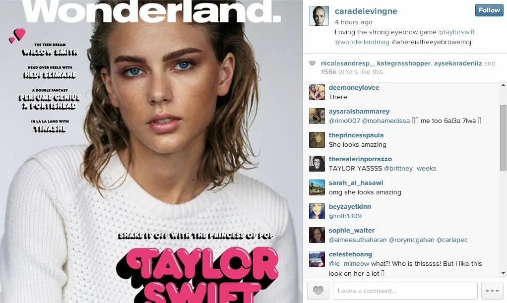 Banyak yang pangling, bagaimana dengan kamu? @ instagram.com/caradelevingne