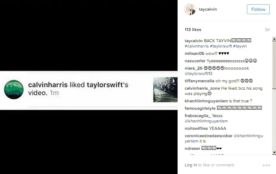 Inikah bukti jika Calvin sudah baikan dengan Taylor? © instagram.com/taycalvin