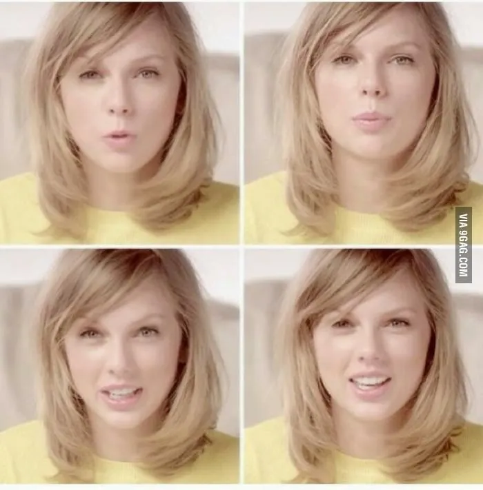 Taylor Swift tanpa make-up? / ©9gag