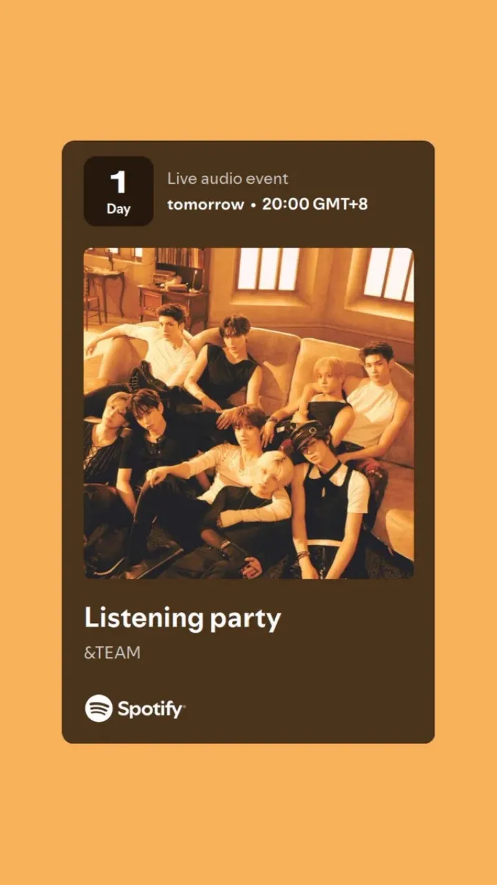 &Team Listening Party Spotify