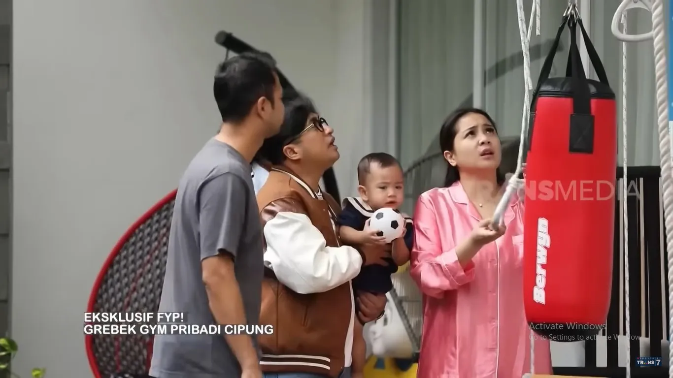 Tempat Gym Rayyanza (Credit: Youtube/TRANS7 OFFICIAL)