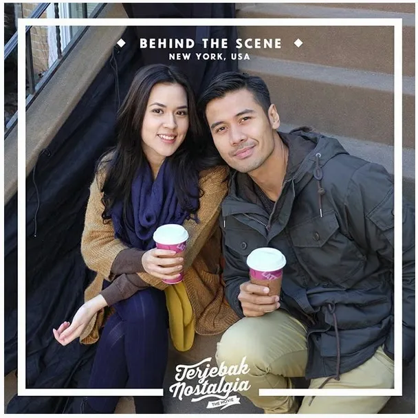 Raisa dan Chicco saat syuting di New York © instagram.com/oreimafilms