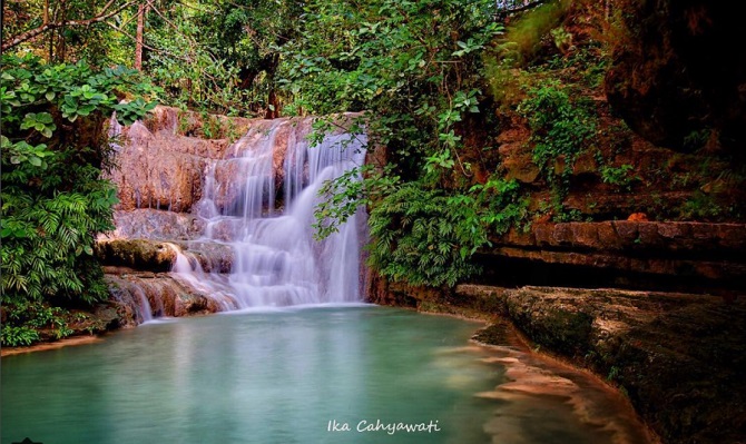 Air Terjun Lepo menawarkan keindahan nan alami (credit : instagram.com/ikasoegianto)