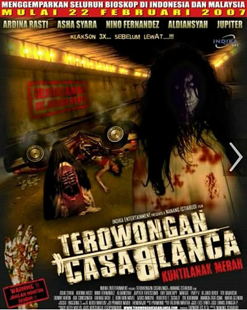 Film TEROWONGAN CASABLANCA merupakan film horor dirilis pada 2007 © Indika Entertainment