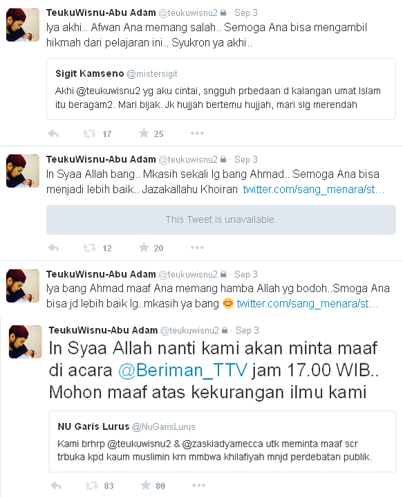 Dihujat, Teuku Wisnu Minta Maaf Atas Ucapannya Tentang Al Dihujat, Teuku Wisnu Minta Maaf Atas Ucapannya Tentang Al