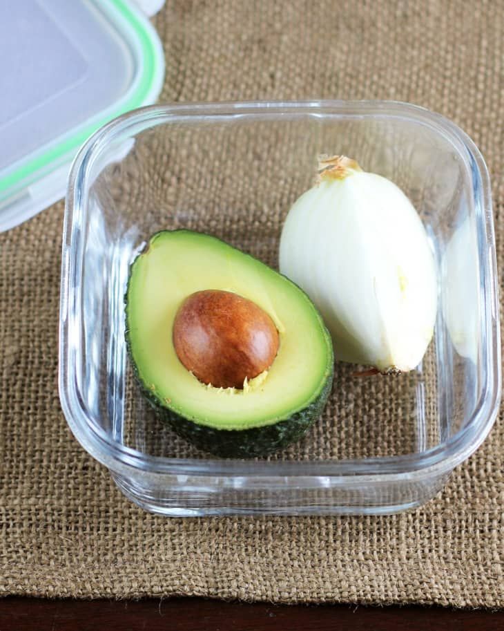 Avocado Storage (Pinterest/The Kitchn)