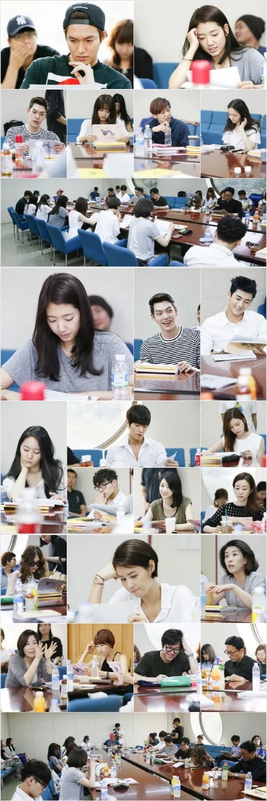Sesi reading aktor dan aktris drama The Heirs ©soompi.com