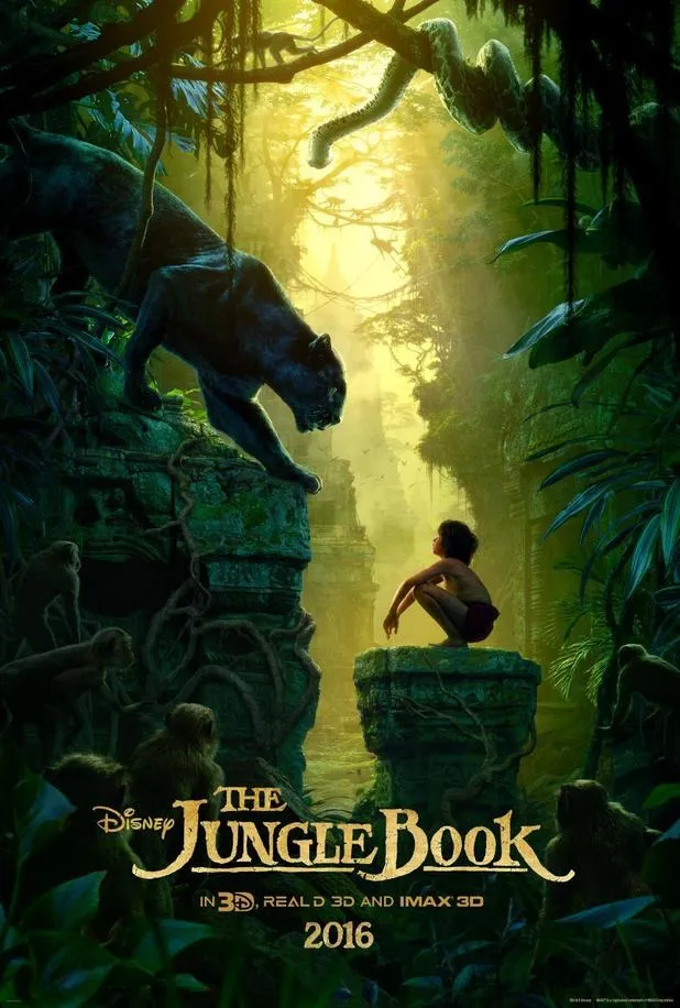 Poster THE JUNGLE BOOK pertama yang akhirnya dirilis. ©Disney