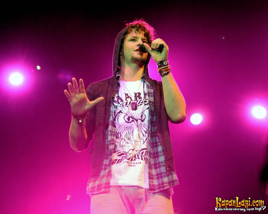 Gantengnya Jay saat konser The Wanted di Indonesia, September 2012 lalu