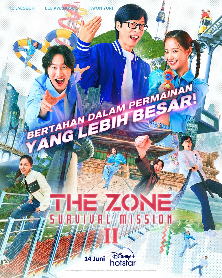 The Zone: Survival Mission Season 2 starring Yoo Jae Suk, Lee Kwang Soo, and Kwon Yuri © Disney+ Hotstar