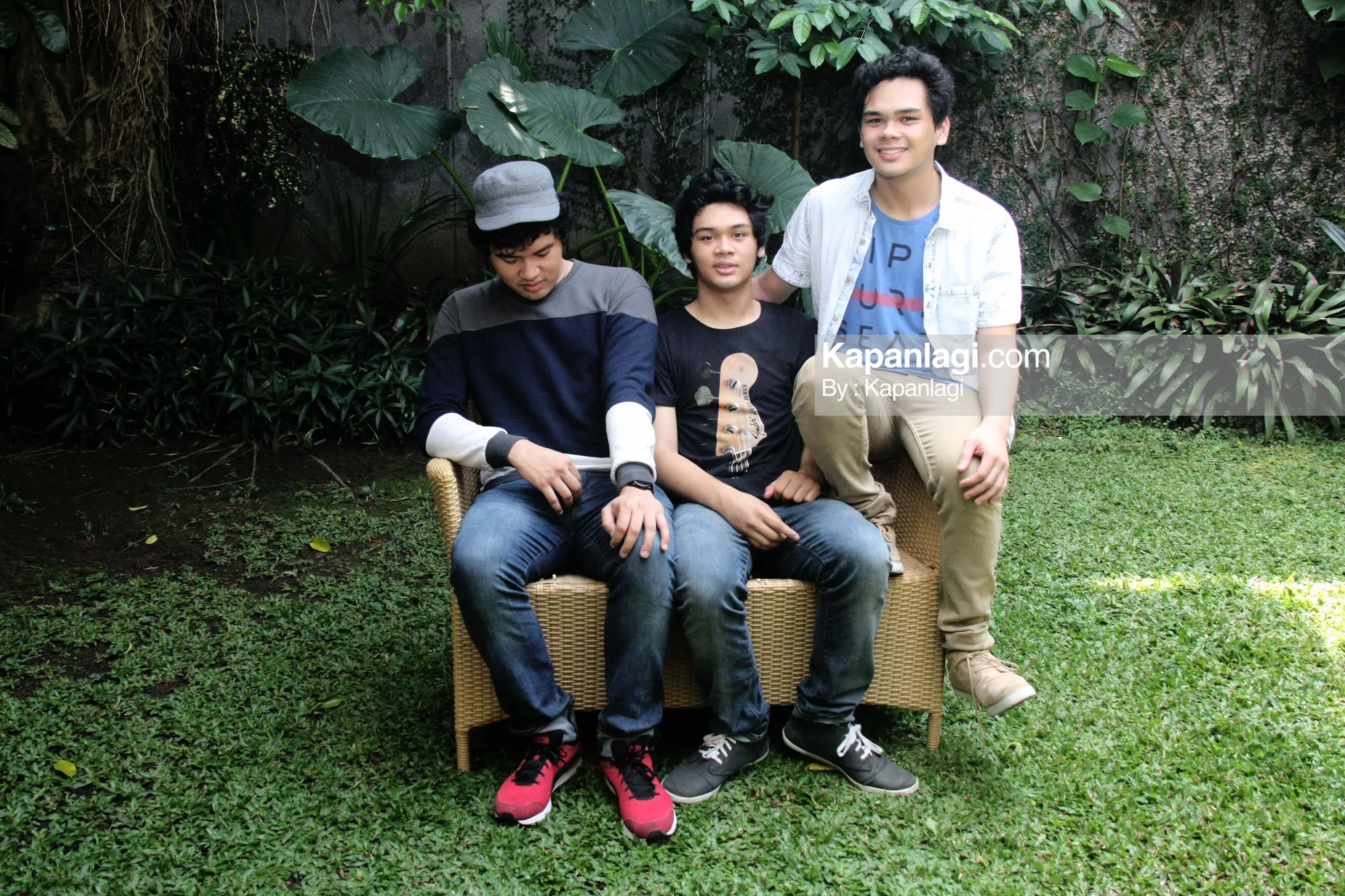 The Overtunes saat bercerita tentang album SELAMANYA © KapanLagi.com®/Adhib Mujaddid
