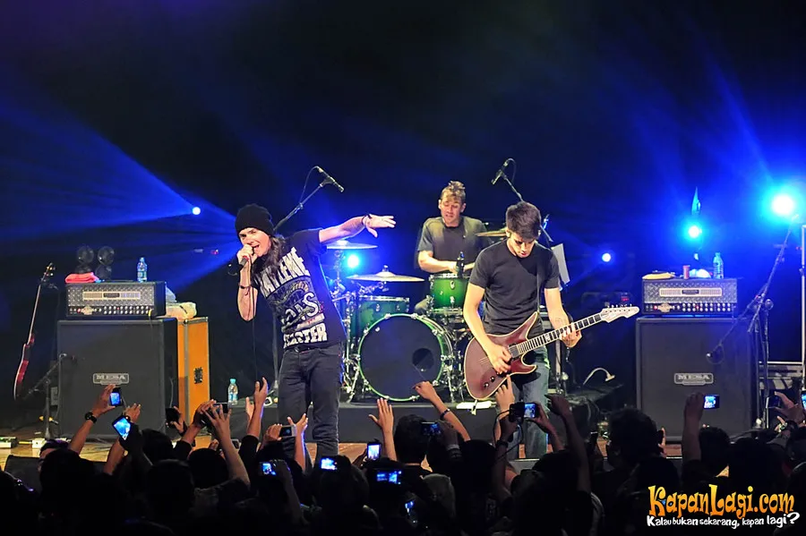 Penampilan The Red Jumpsuit Apparatus/@Foto: KapanLagi.comĀ®/Bambang