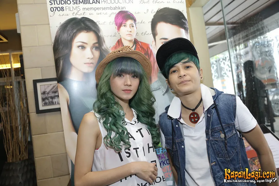 Dara dan Mitha The Virgin ditemui saat Press Junket film terbarunya KOK PUTUSIN GUE/©Kapanlagi.com®/Agus