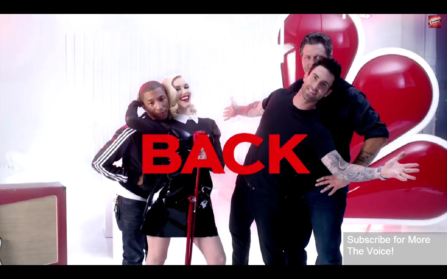 Gwen dan Pharrell gabung tim mentor The Voice yang tayang September mendatang ©youtube