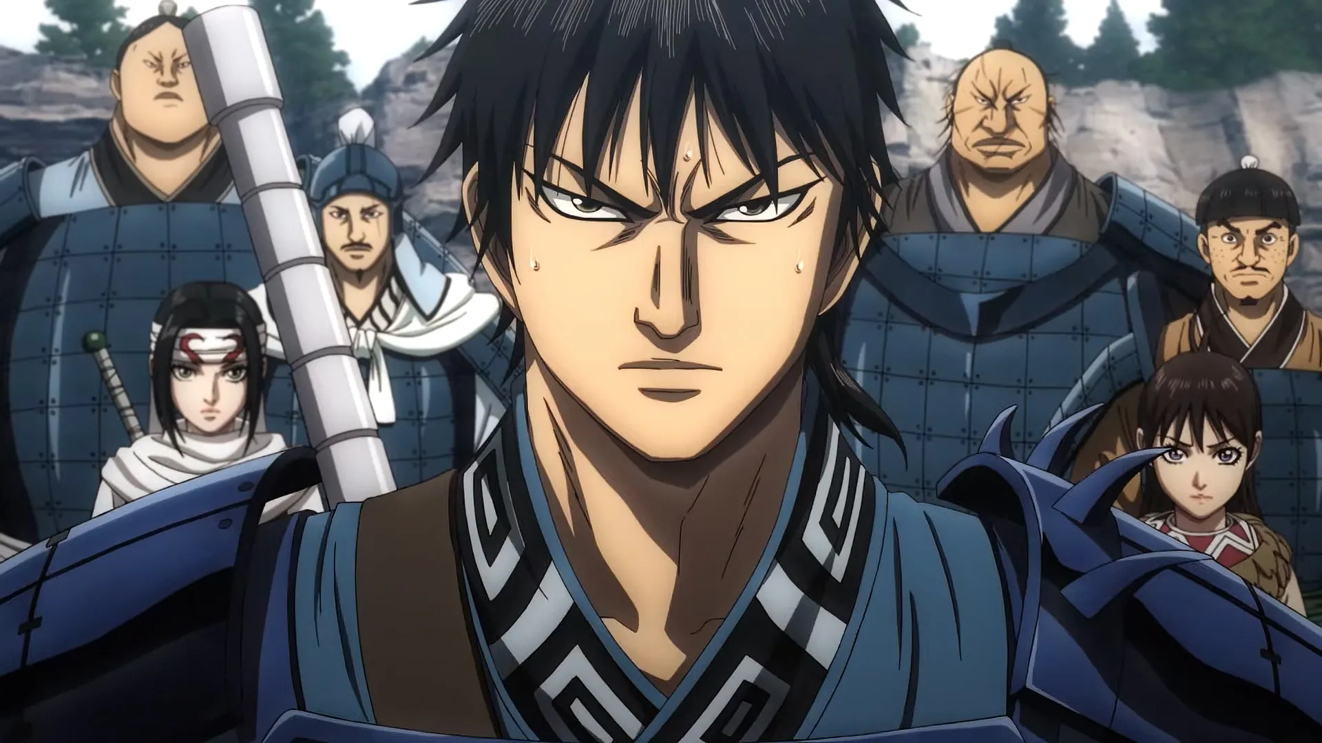 Shin, the main character in the film KINGDOM.