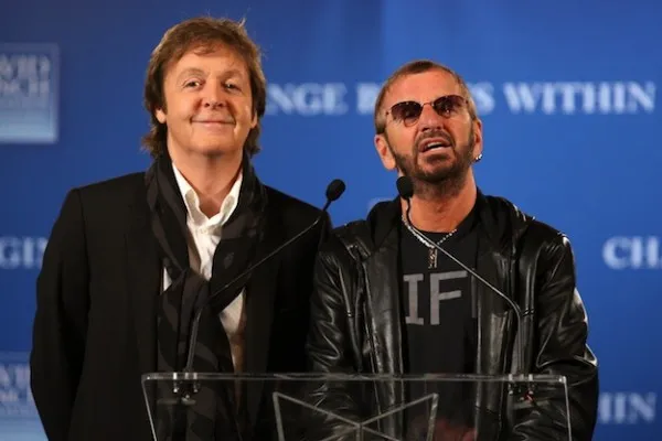 Paul McCartney & Ringo Starr. ©pressparty