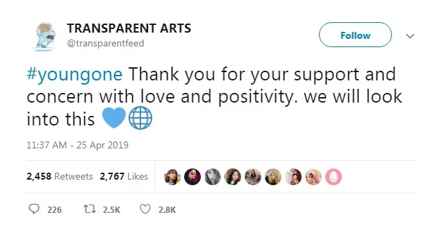 Credit: twitter.comtransparentfeed