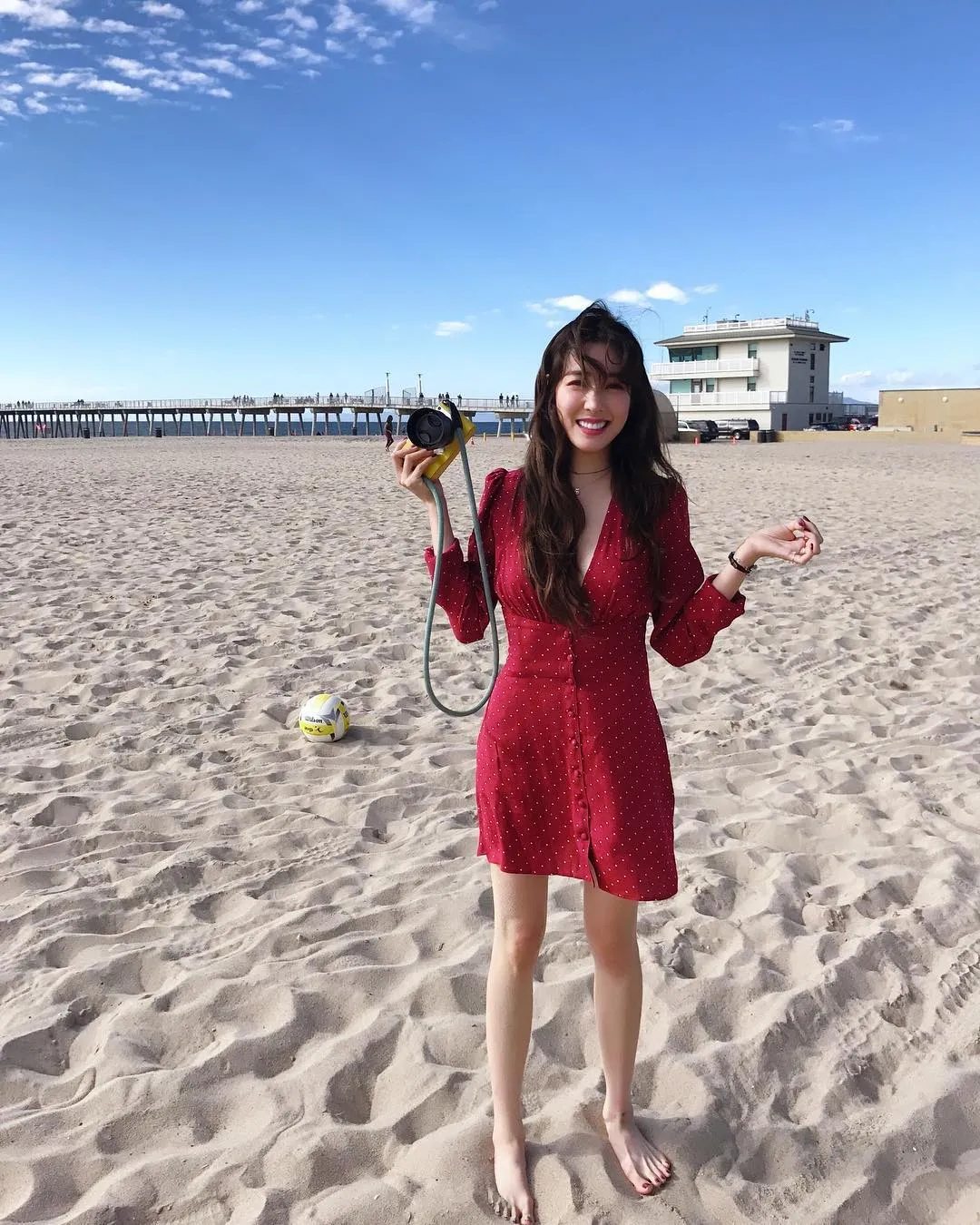 Tiffany di pantai California © instagram.com/xolovestephi