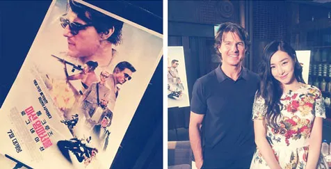 Tiffany ungkapkan rasa terima kasih pada Tom Cruise di Instagram. ©isntagram/xolovestephi