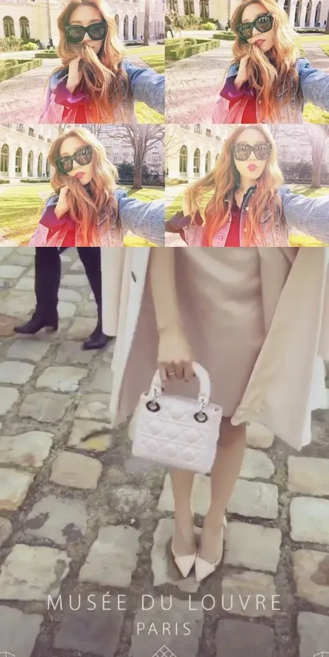 OOTD Tiffany SNSD di Paris untuk pagelaran koleksi Acne Studio dan Dior. © instagram.com/xolovestephi