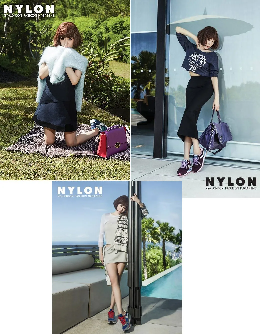 Sesi foto Tiffany untuk Nylon yang dilakukan di Bali