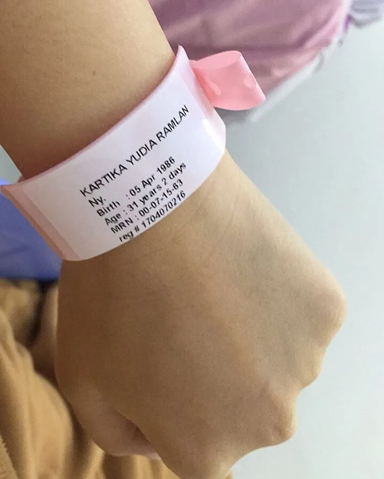 Tika jalani operasi caesar © Instagram/tika_ramlan