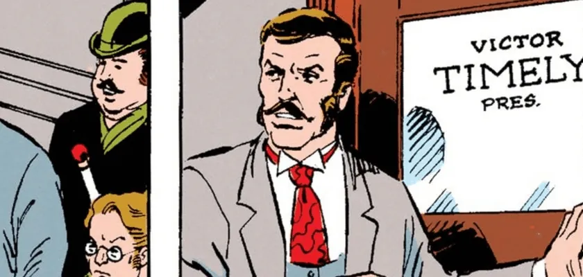Background Victor Timely Dalam Komik Marvel