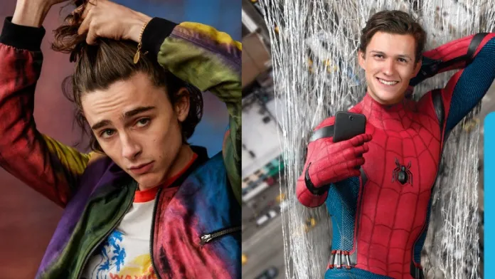 Timothee Chalamet as Spider-Man
