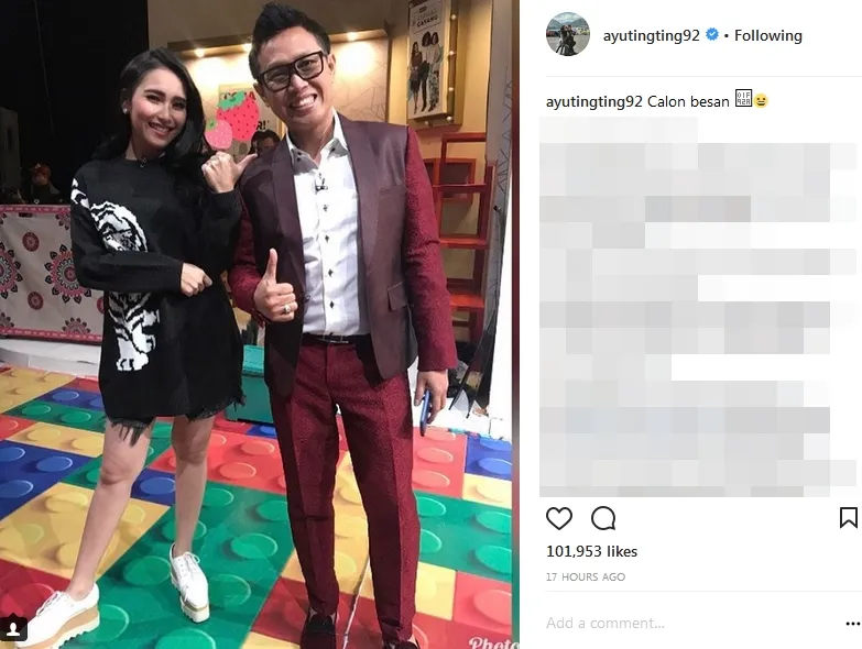 Ayu dan Eko bakal besanan? ©instagram/ayutingting92