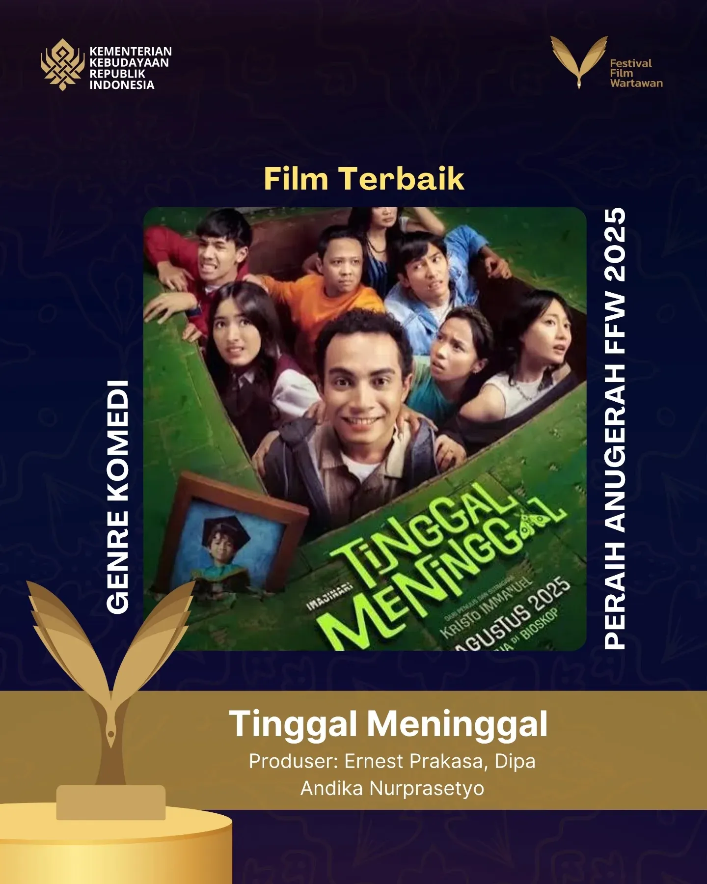 Tinggal Meninggal Film (cr: instagram.com/festivalfilmwartawan)