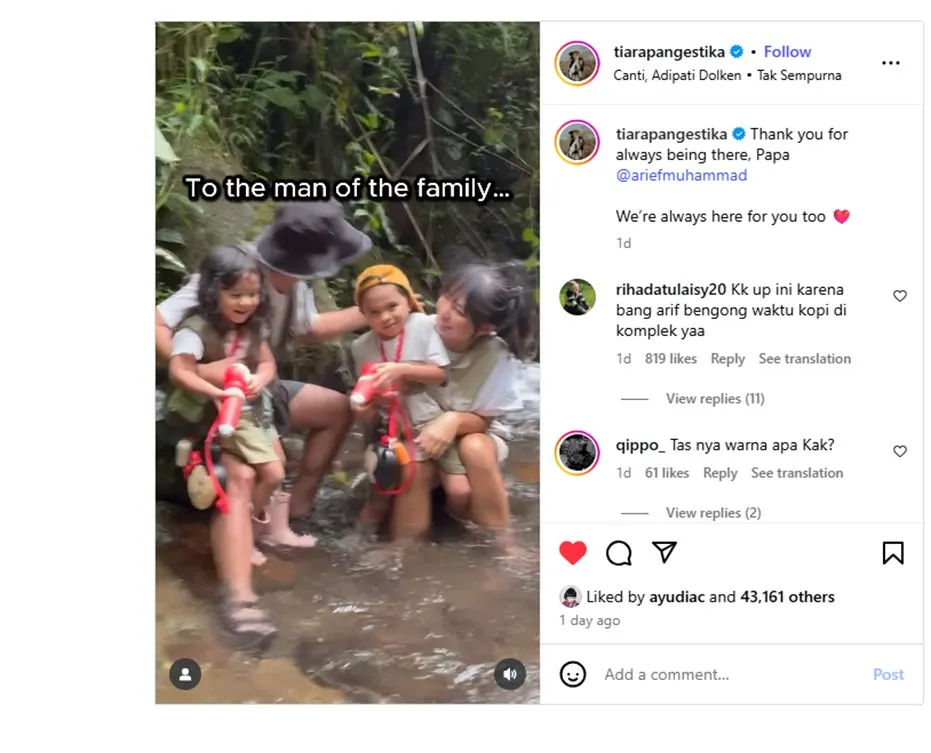 (c) Instagram/tiarapangestika