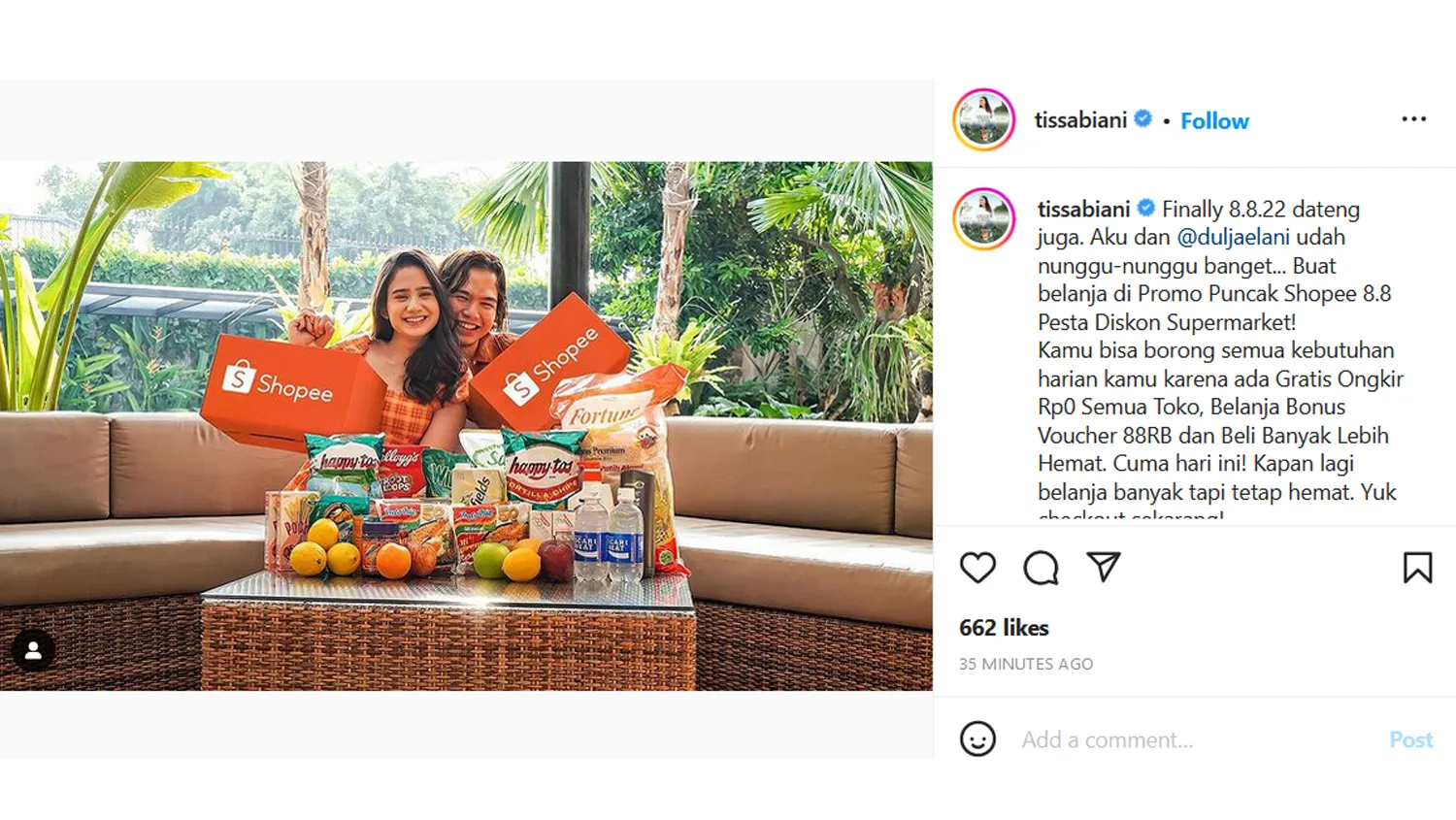 (c) Instagram/tissabiani
