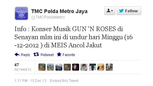 @Twitter Polda Metro Jaya