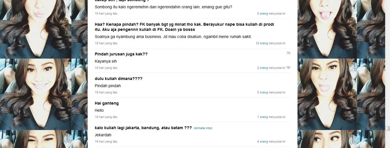 Tommy pindah kuliah, kini tak lagi calon dokter. @ask.fm