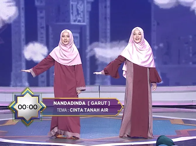 Nanda Nindi Aksi 2019 Top 18 (credit: Indosiar)