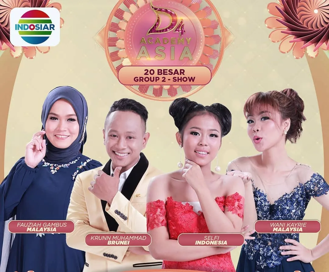Wani Kayrie, Selfi, Fauziah Gambus dan Krunn Muhammad Dangdut Academy Asia 4. (credit: instagram.com/Indosiar)