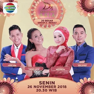 Nabila, Zam Ryzam, Jirayut dan Juviana Maria Dangdut Academy Asia 4. (credit: instagram.com/Indosiar)
