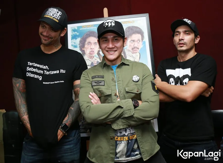 Vino G Bastian senang dengan kesuksesan film WARKOP DKI REBORN © KapanLagi.com®/Agus Apriyanto