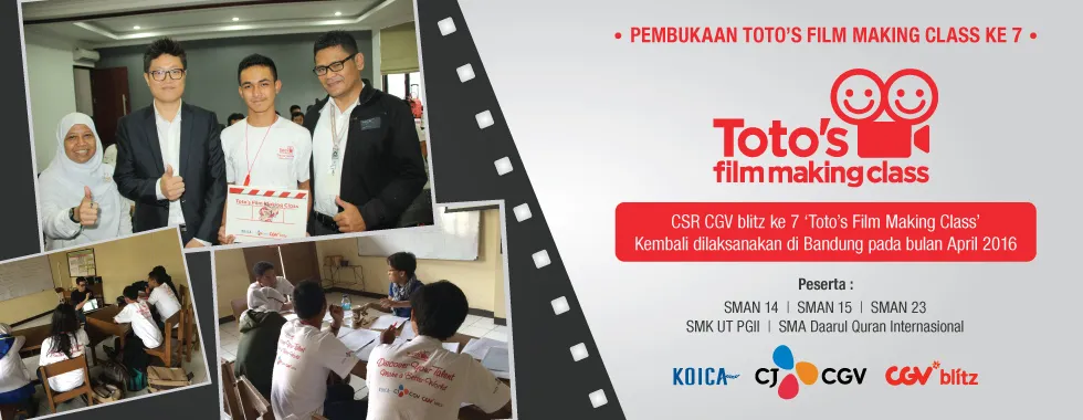 Masuk tahun ketujuhnya, kali ini Toto's Film Making Class berhasil melahirkan 5 film pendek yang patut untuk kamu simak KLovers! © CGV Blitz
