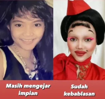 Potret Rina Nose Saat Masih Mengejar Impian